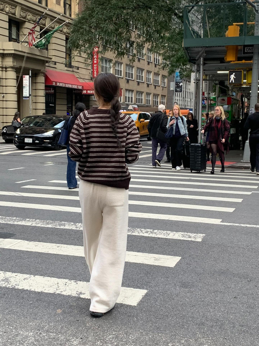 roi wool banding pants-3col