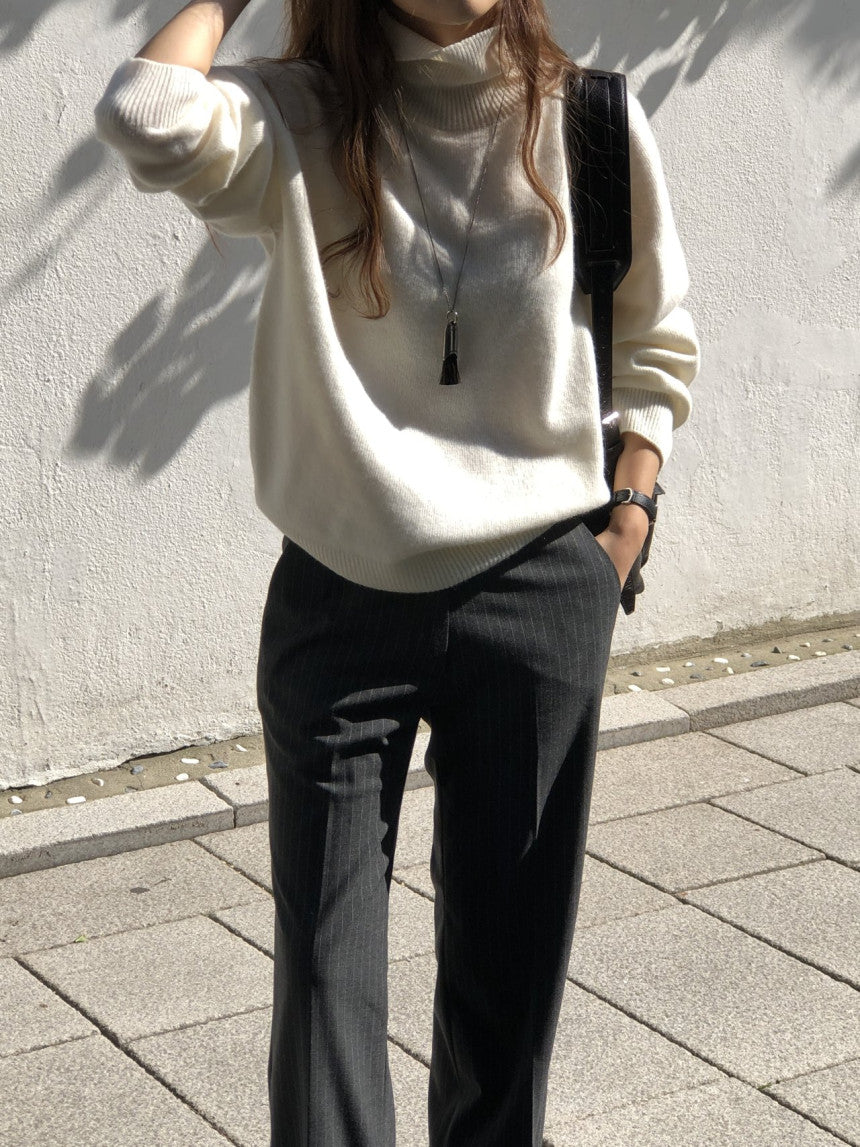 Lina pinstripe slacks-2col