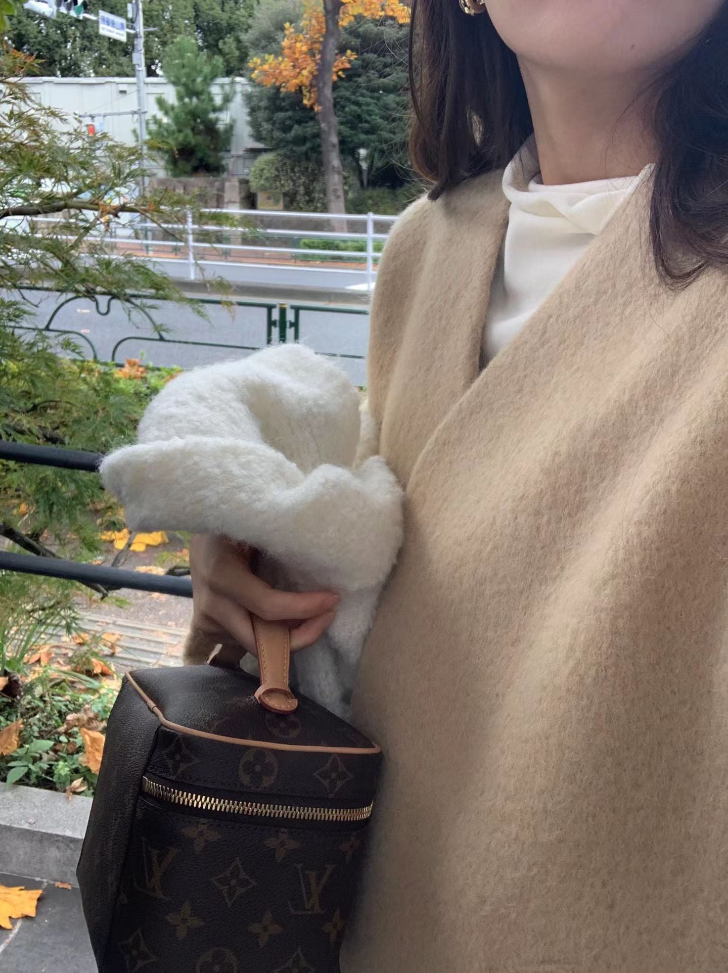 Ounce sander alpaca half coat-2col