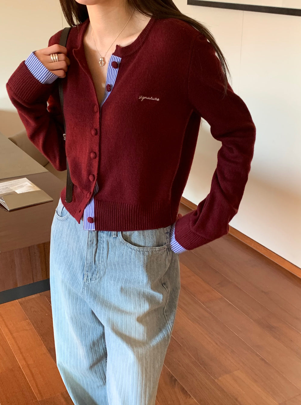 ami s.t cardigan-3col