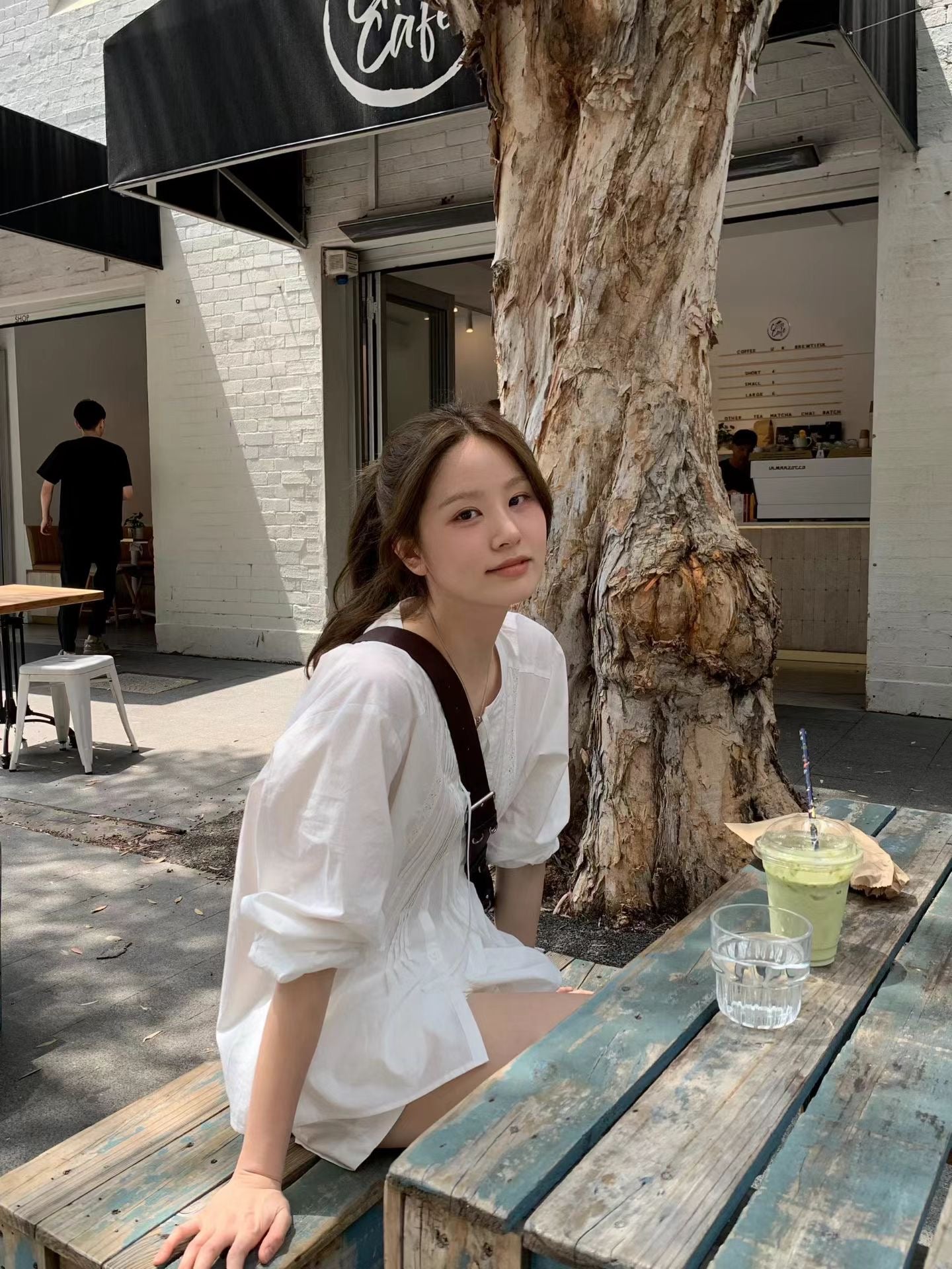 即納 Ounce kity pintuck blouse