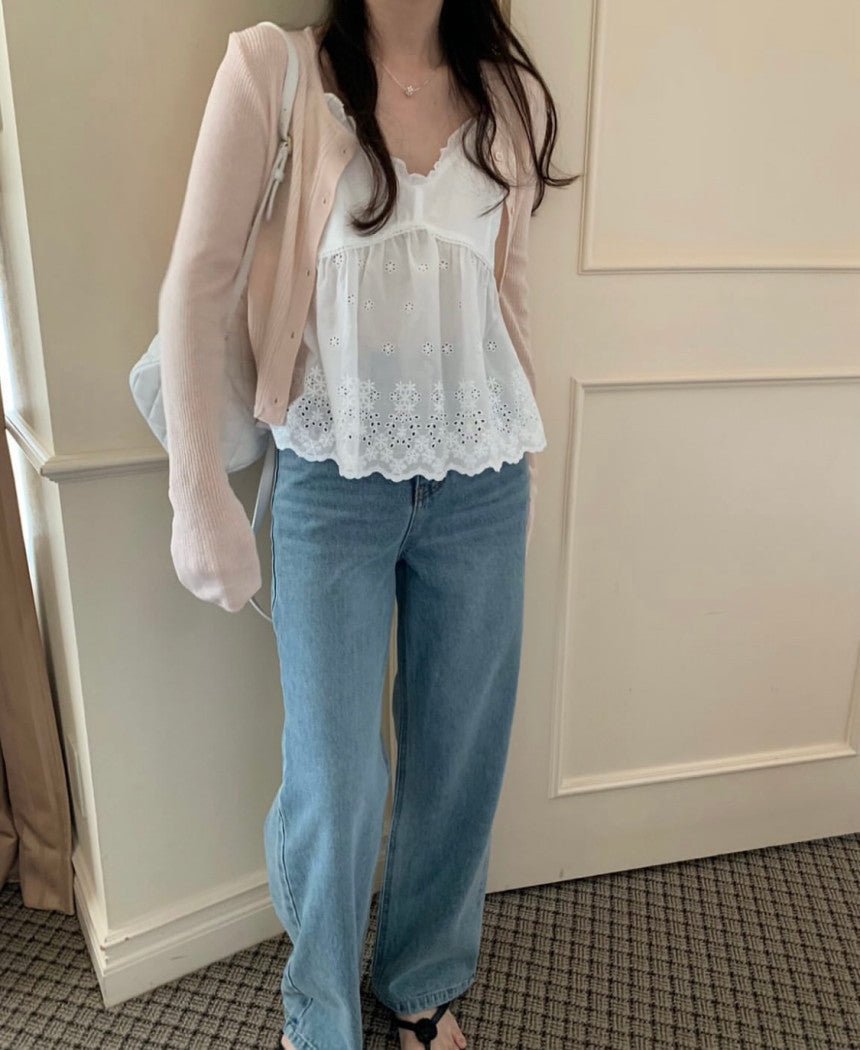 Mamonde linen cardigan-4col