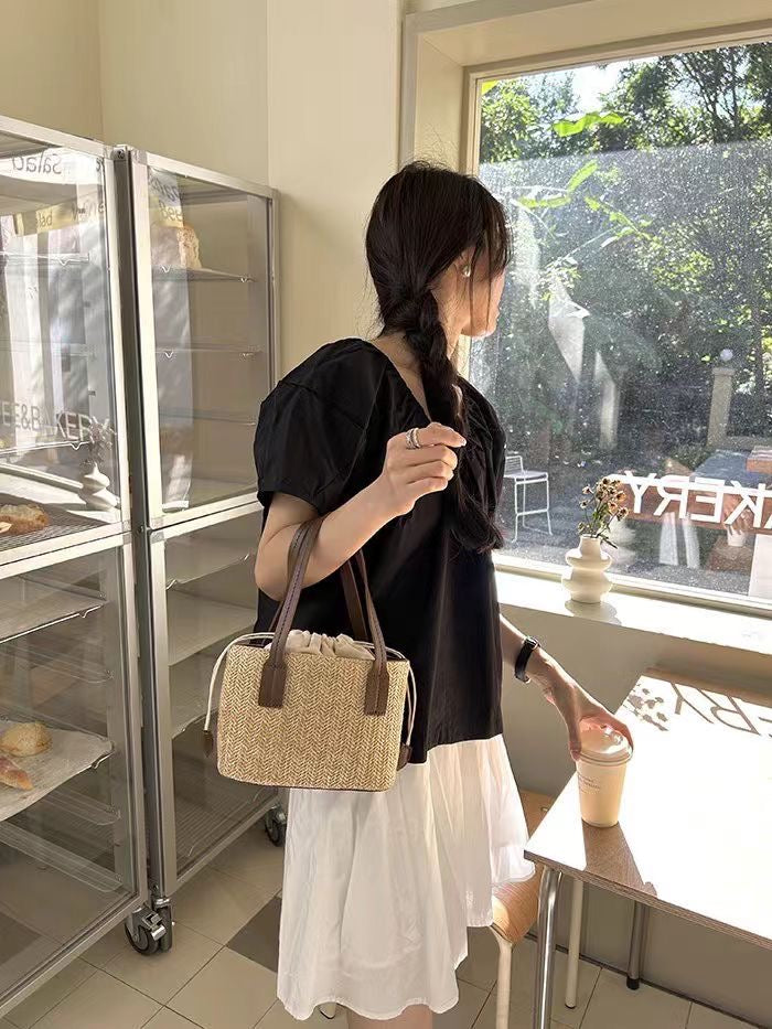 rattan mini bag