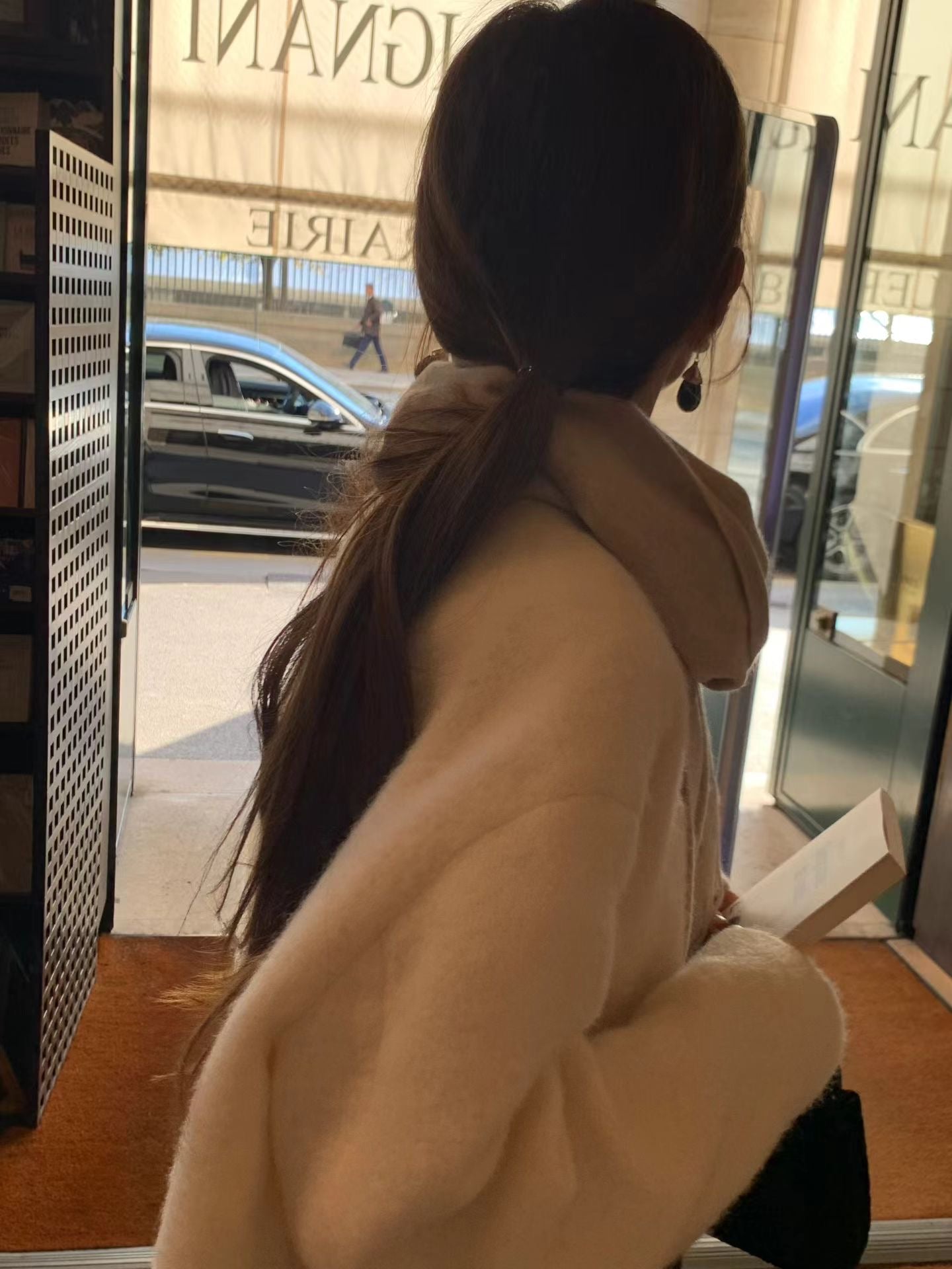 Ounce ven alpaca half coat