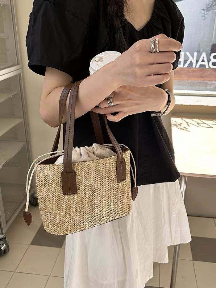 rattan mini bag
