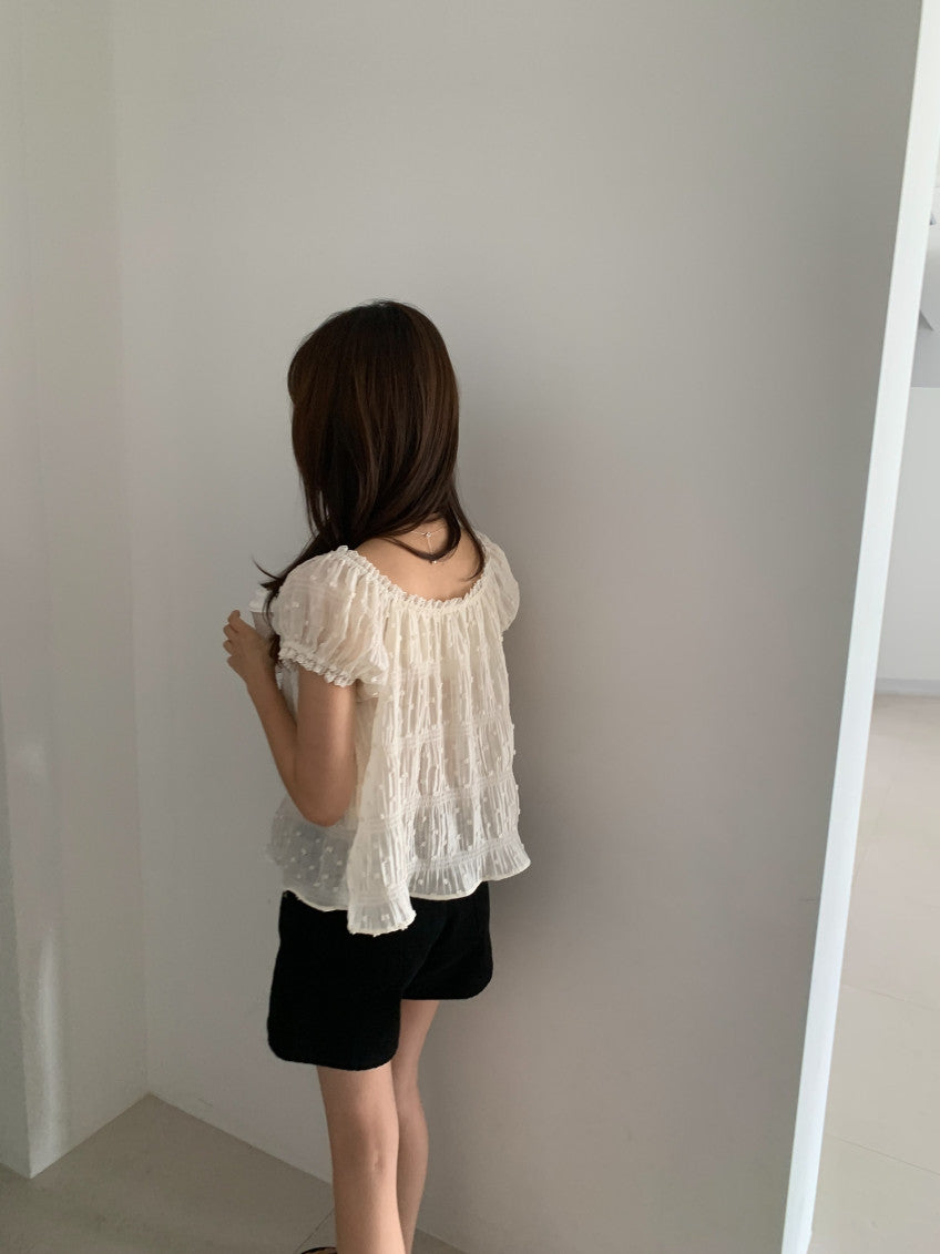 popcorn blouse-2col