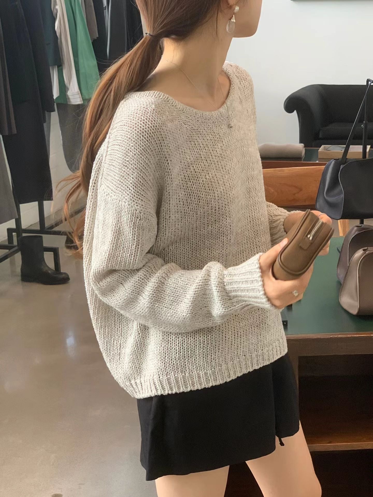 Ounce washing cotton shorts-2col