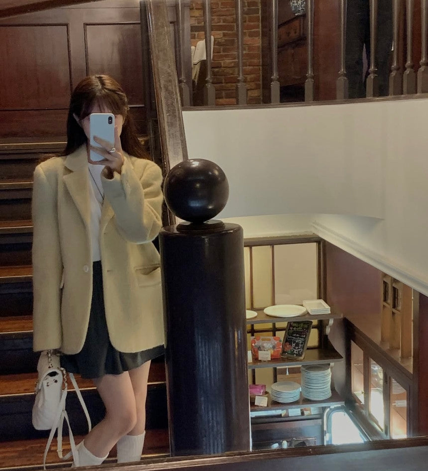 Justin wool jacket-2col