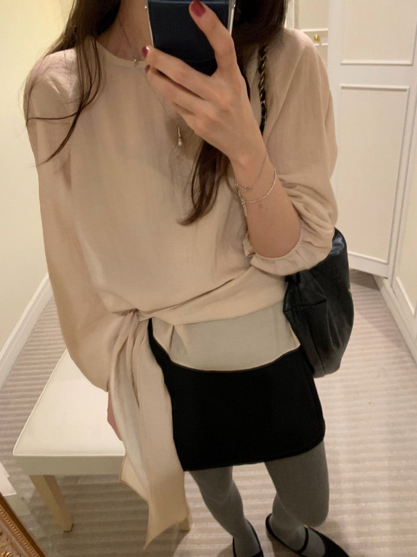 wish tie blouse-3col