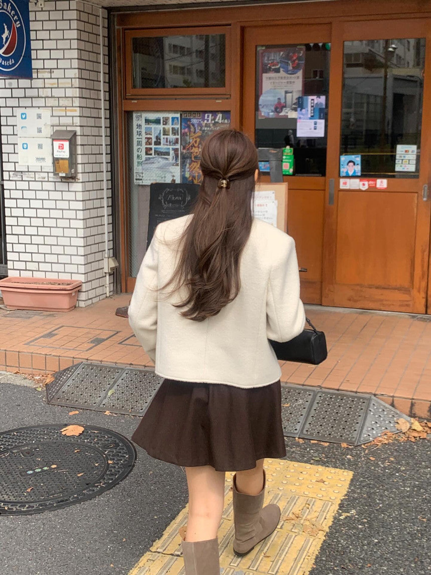 liter gloria wool jacket-2col