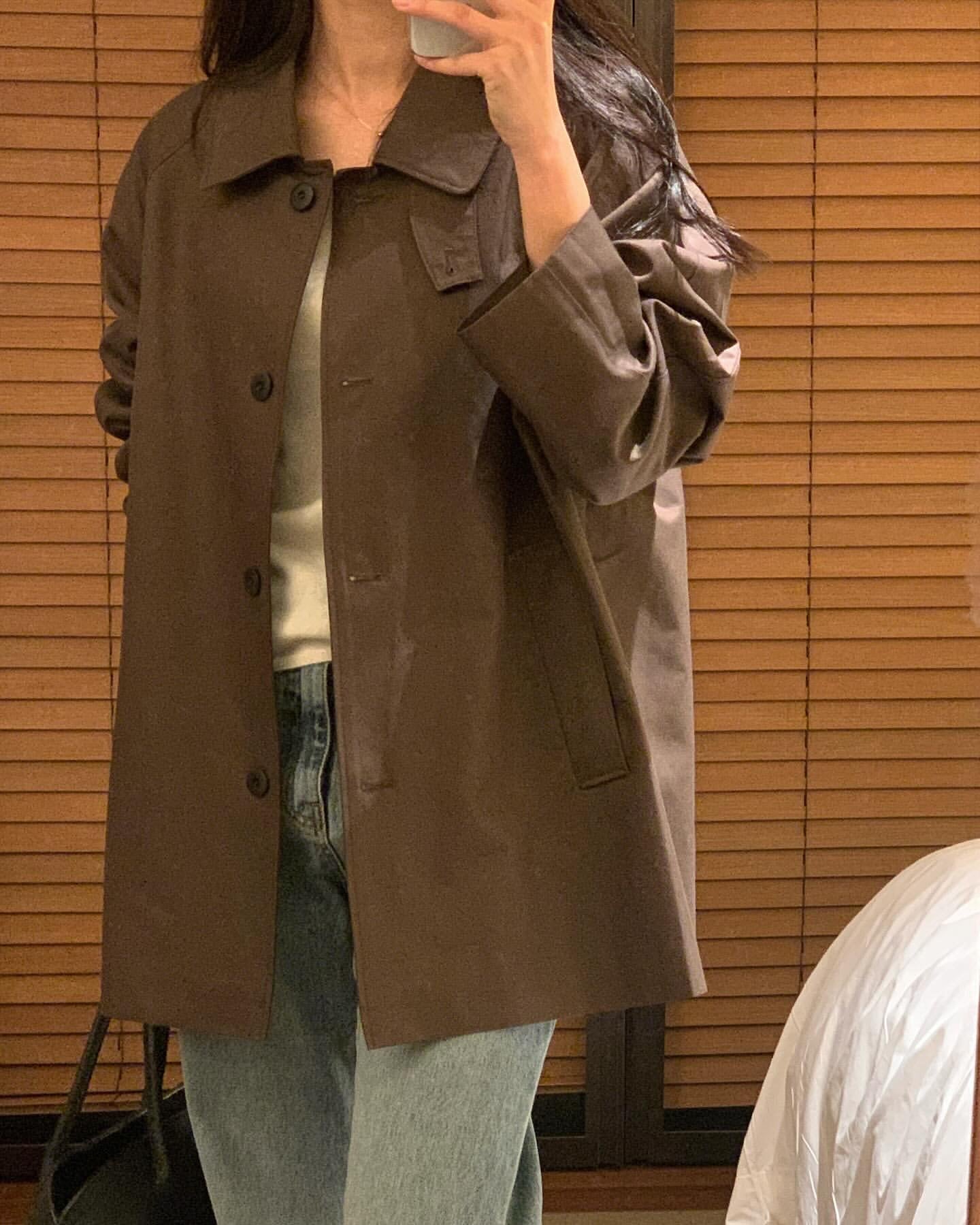 Bills half trench coat-2col