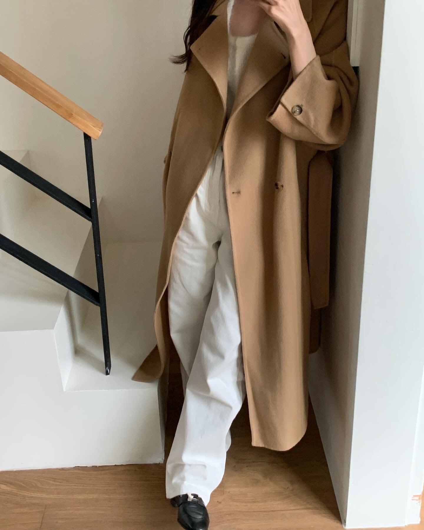 即納 riette nhoa long handmade coat