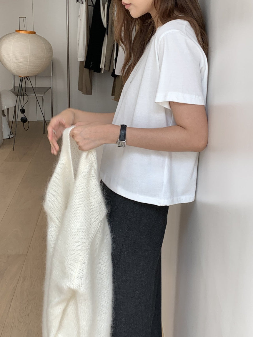 Brush cotton crop T-4col