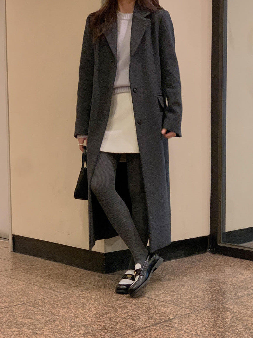 Wool single coat-3col