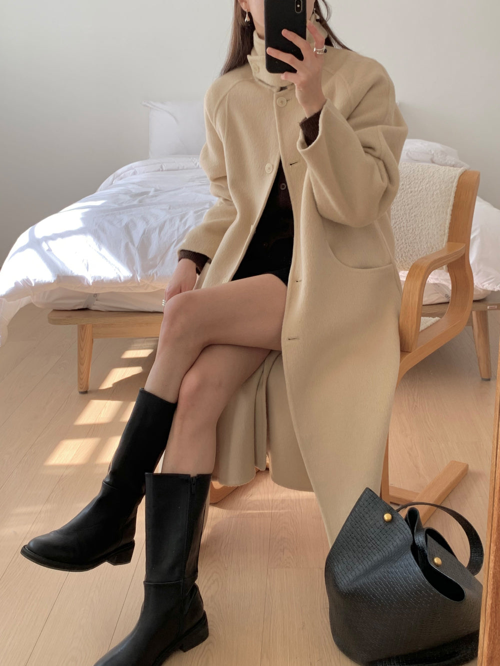 one mile long handmade coat-3col