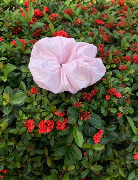 liter serry stripe scrunchie