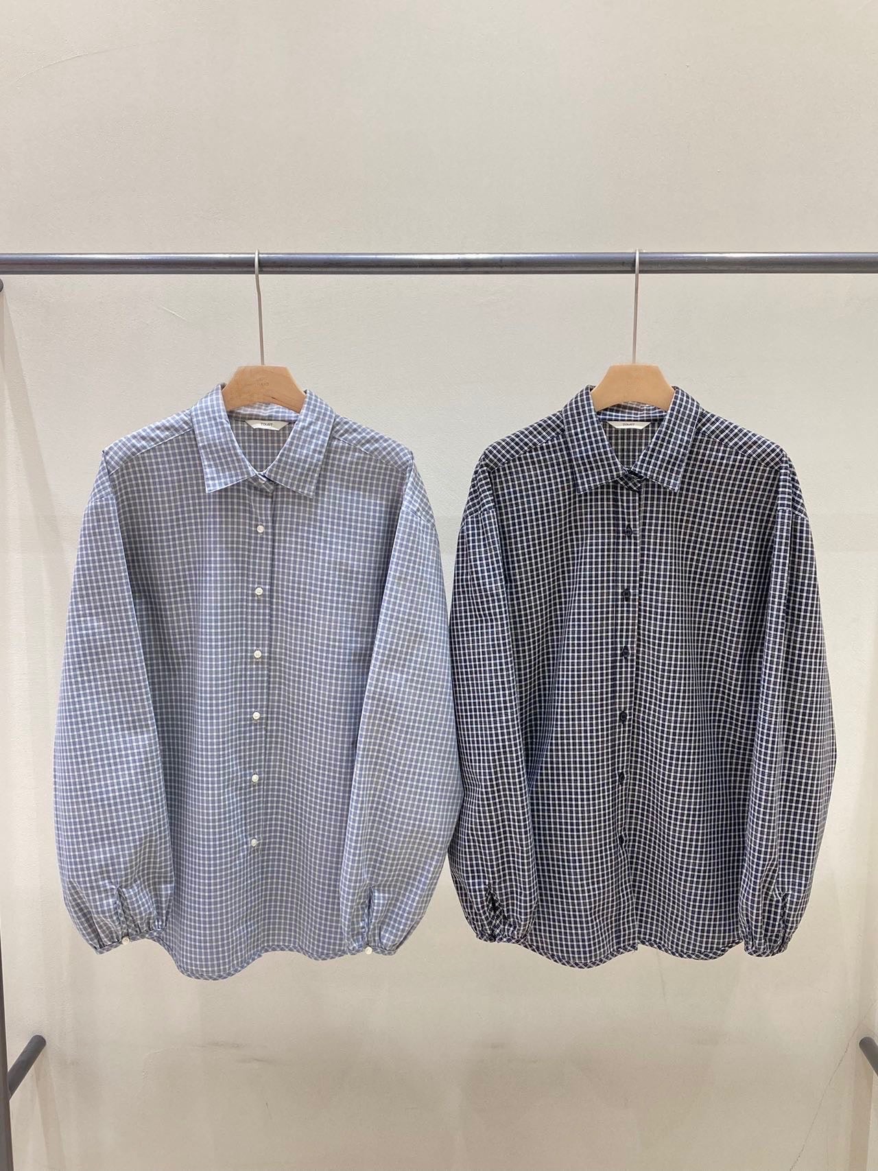 Lowdon check shirt-2col