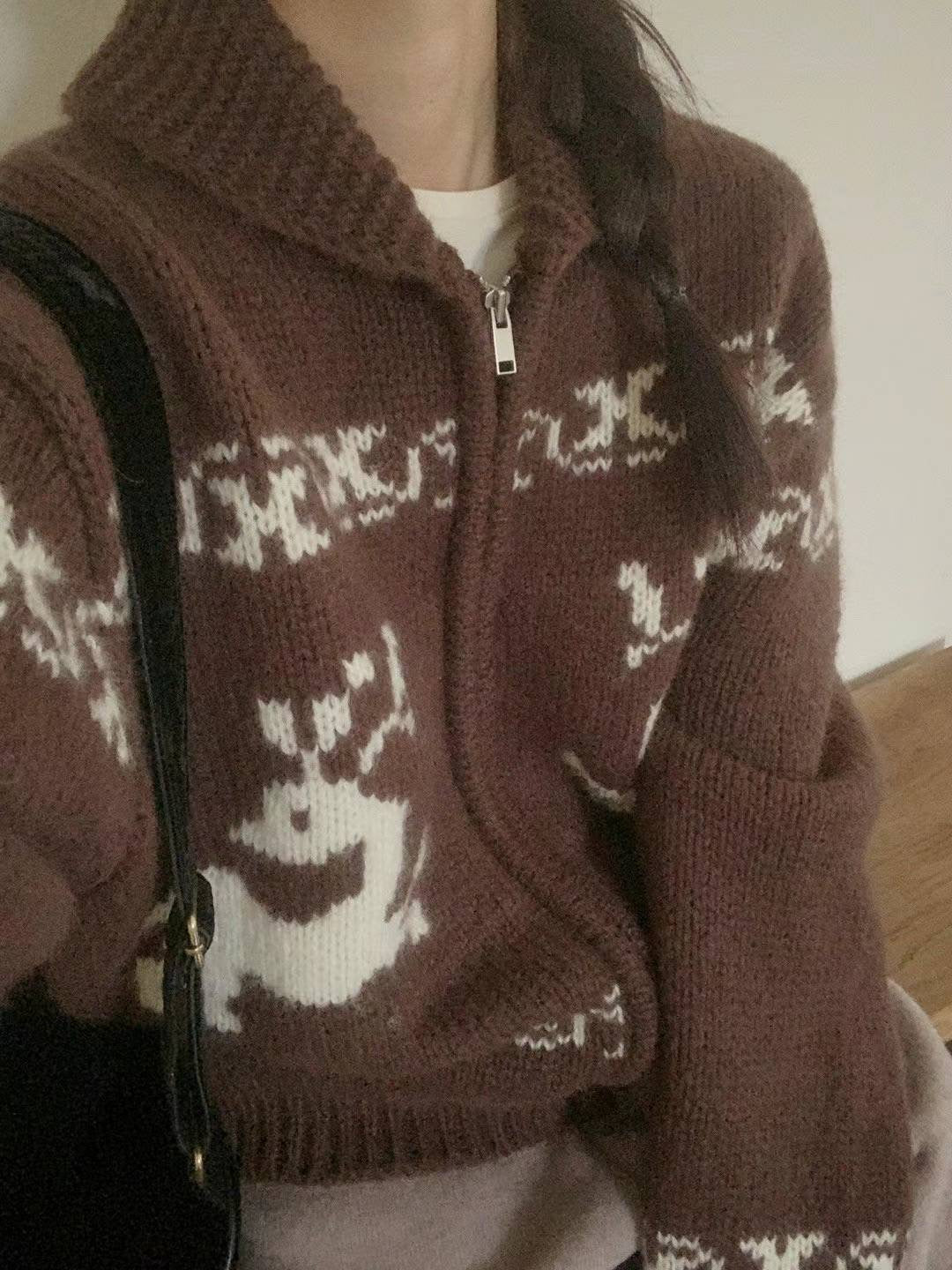 Nordic cardigan-3col