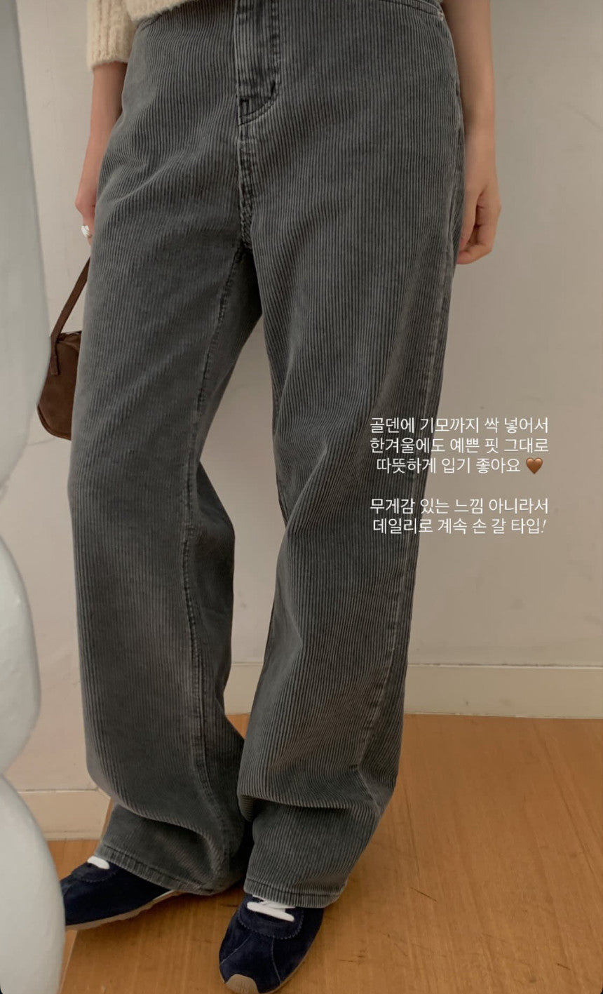 gimo corduroy pants-3col