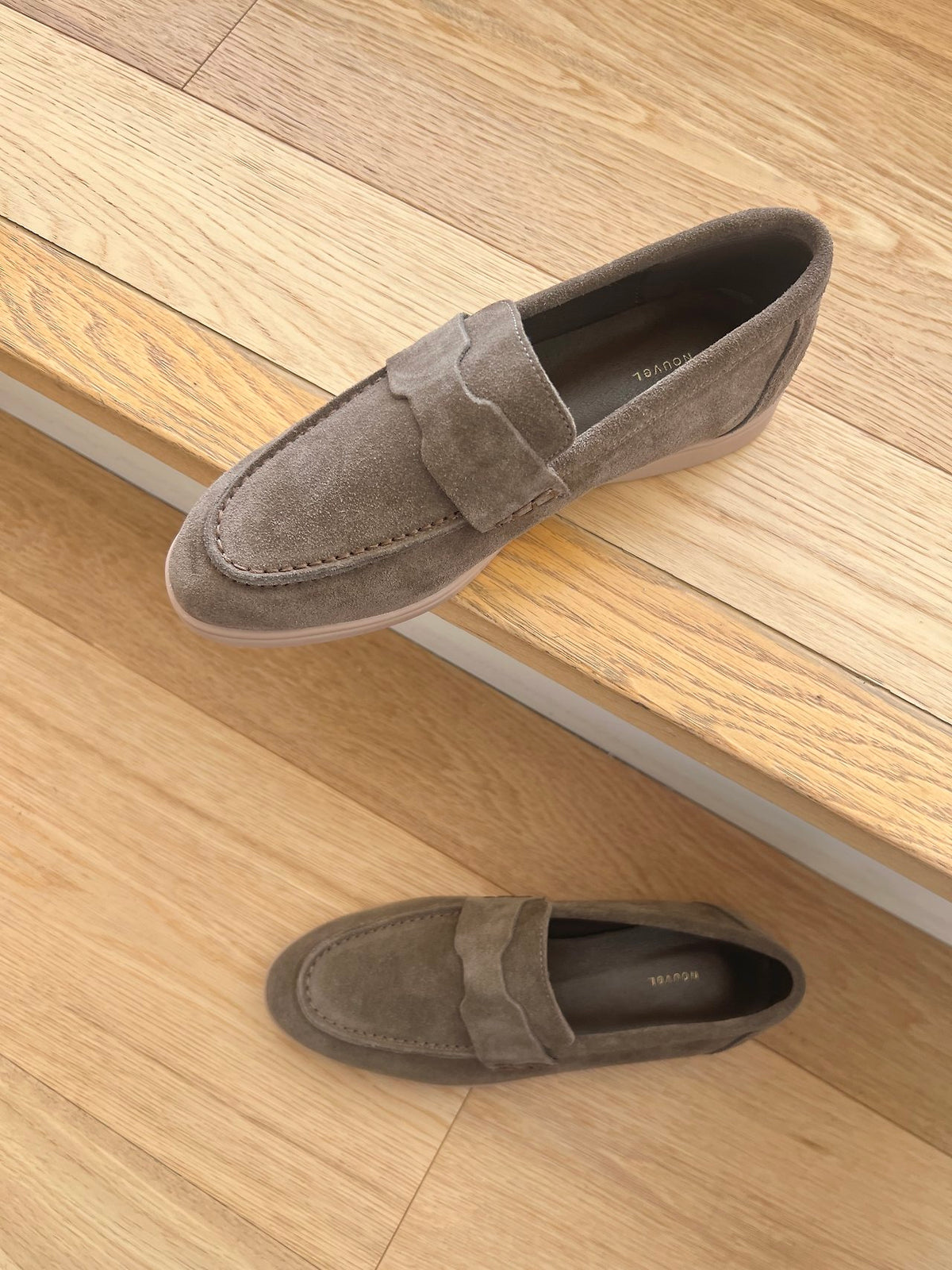 Real leather loafers-3col