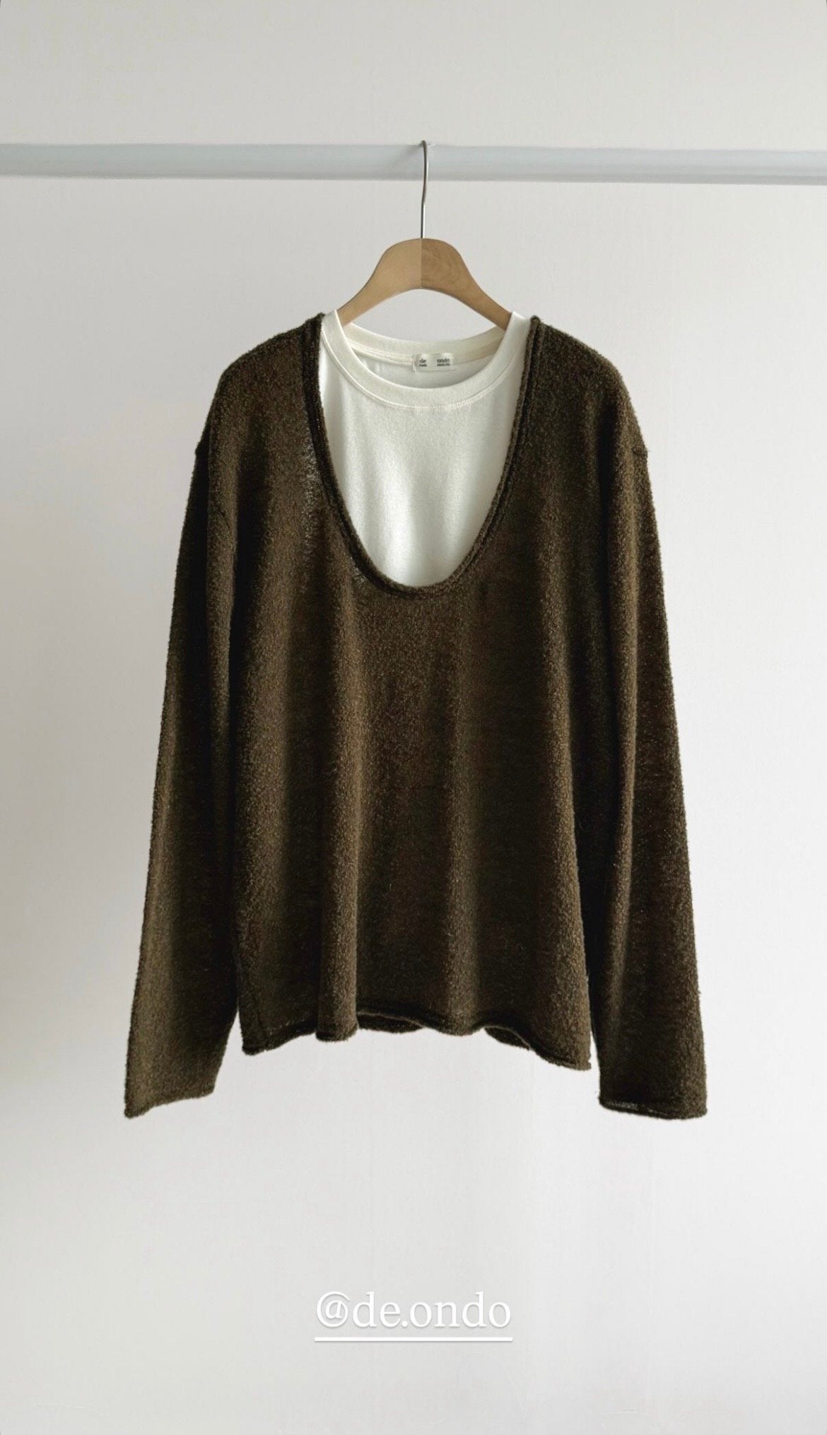 Deondo wool crewneck t-4col