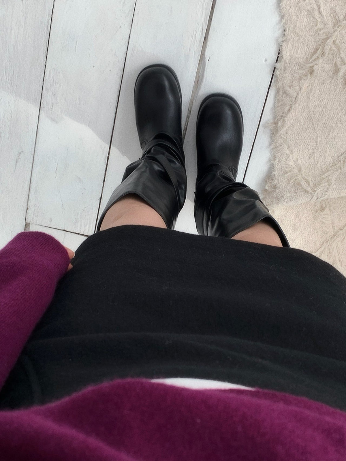 vintage belt boots-2col