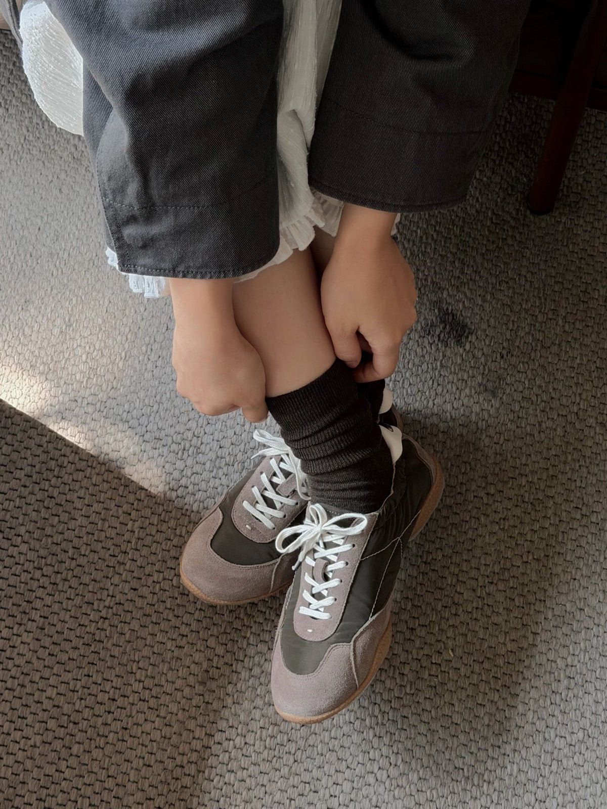 cloud suede sneakers-2col