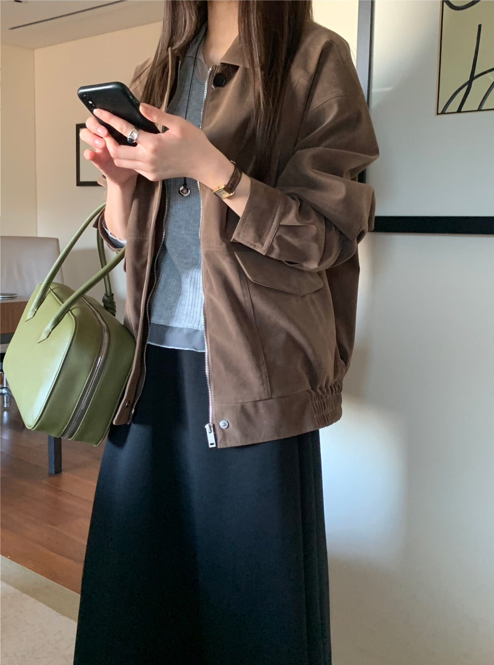 Robe Suede Jacket
