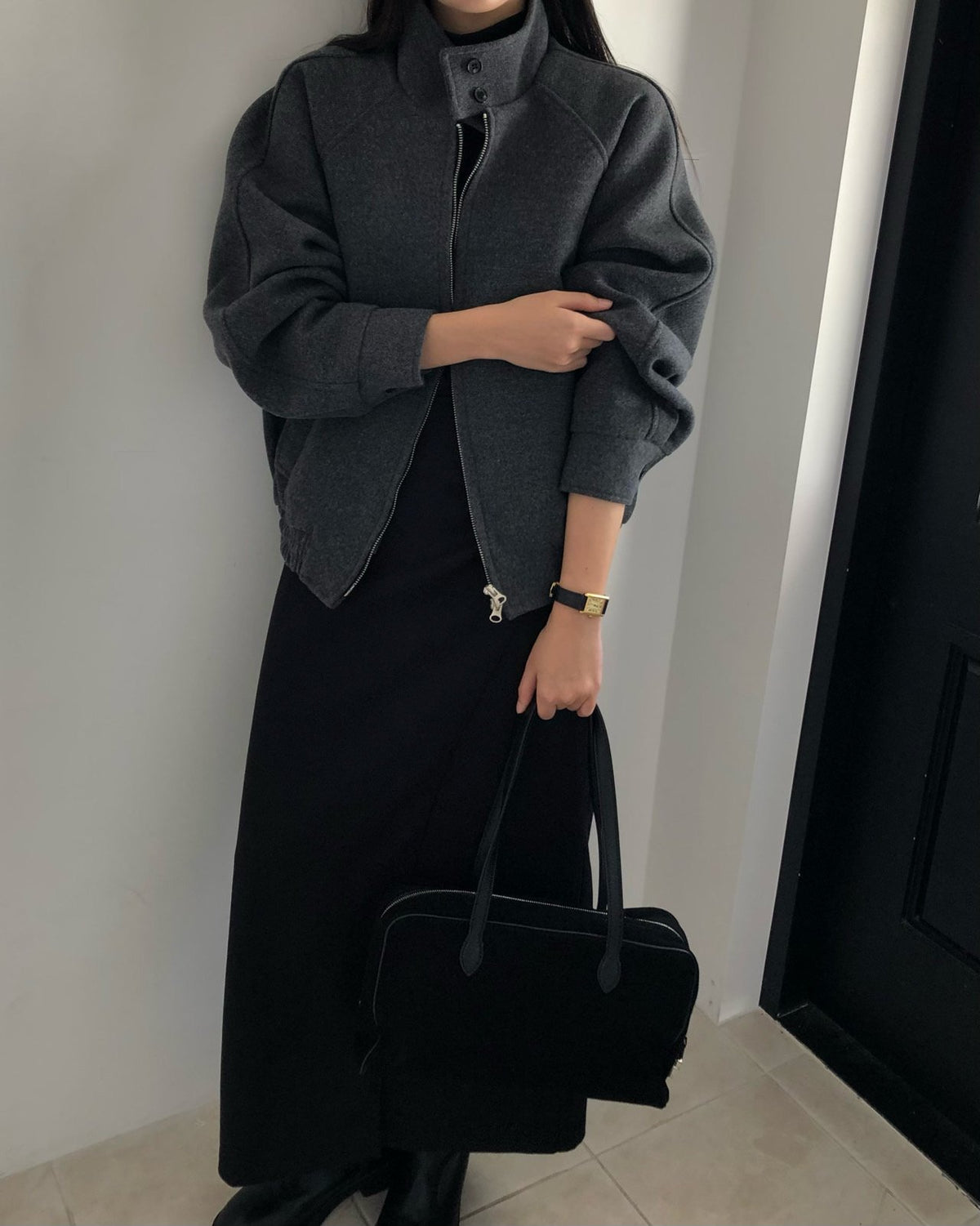 henry wool blazer-2col