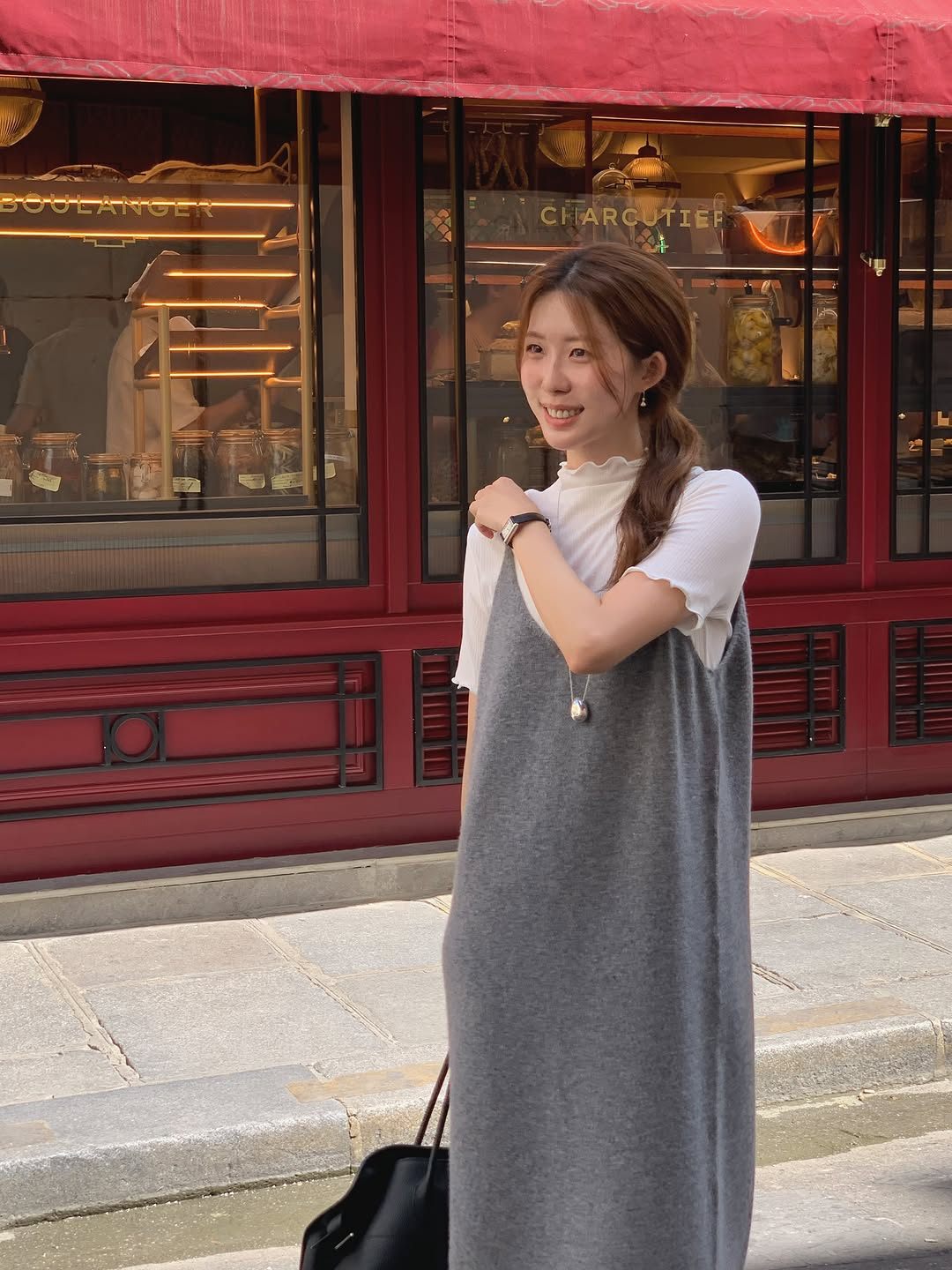 aveline cashmere whole-garment knit onepiece-2col