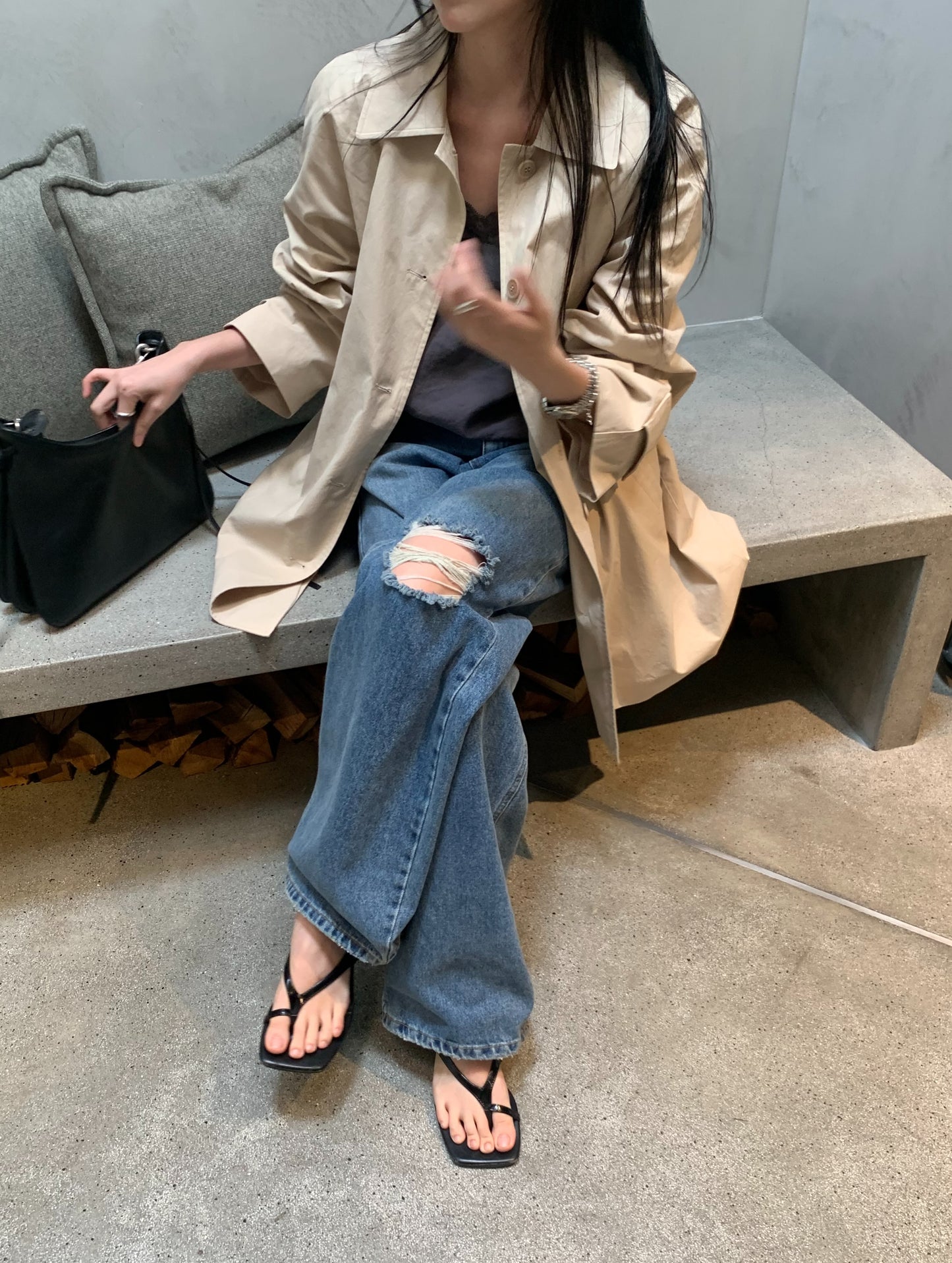 elise trench coat-2col