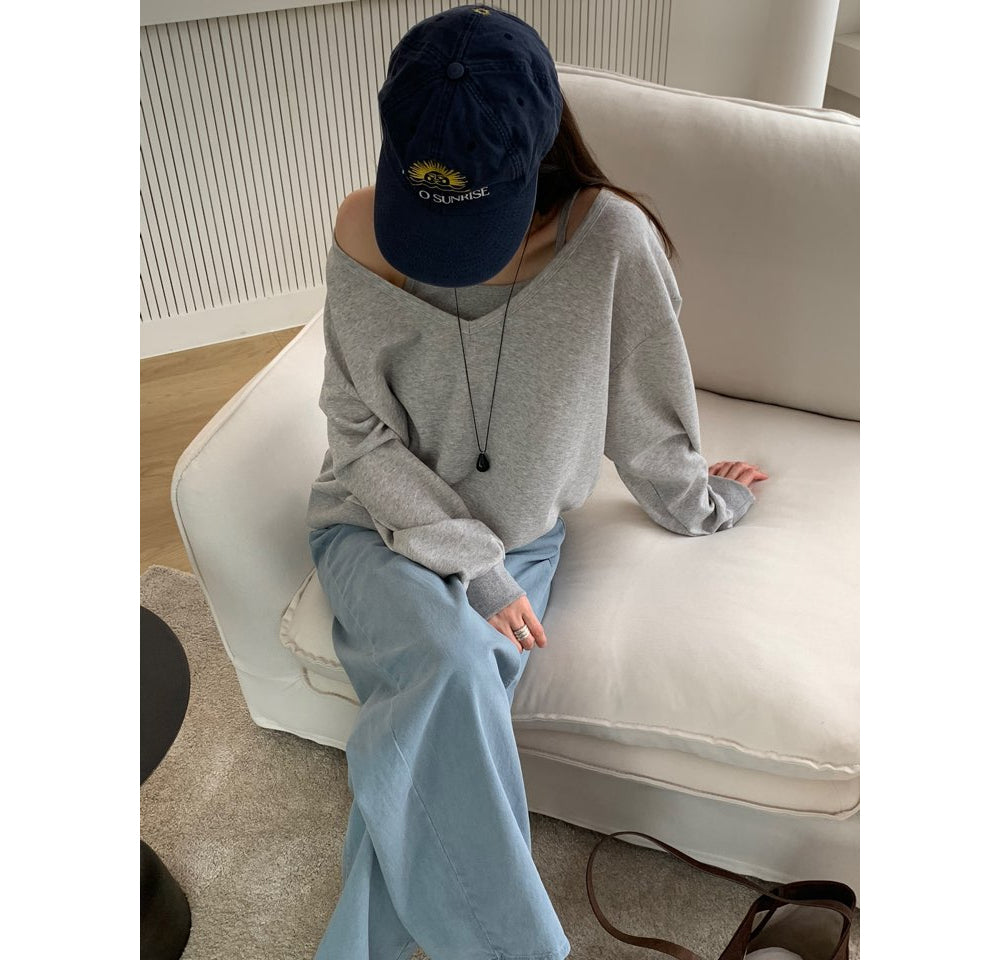Preto Sweatshirt Set-4col