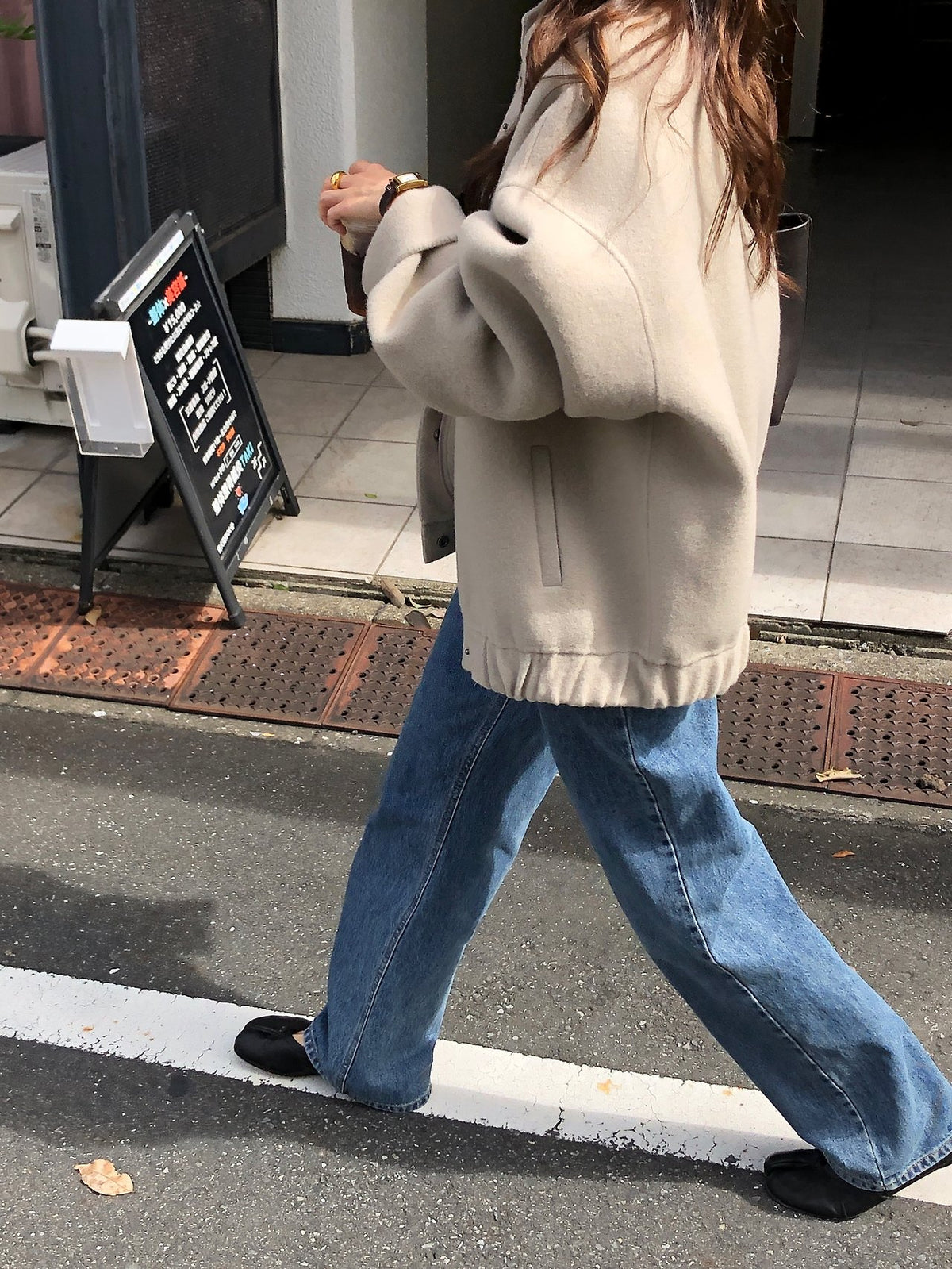 lien straight-fit denim