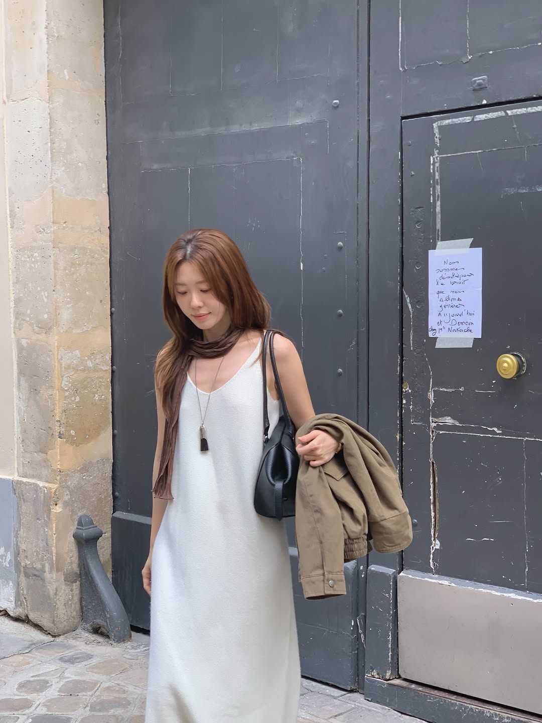 aveline cashmere whole-garment knit onepiece-2col