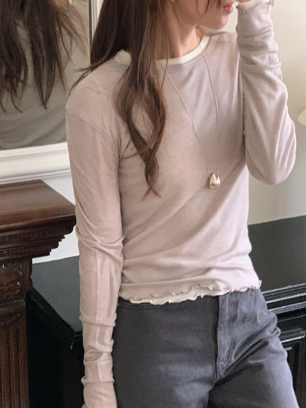 Lumi frill T-4col