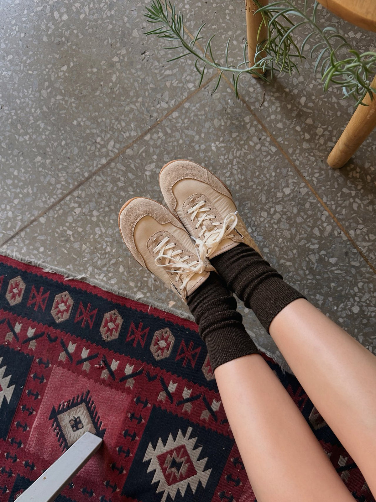 cloud suede sneakers-2col