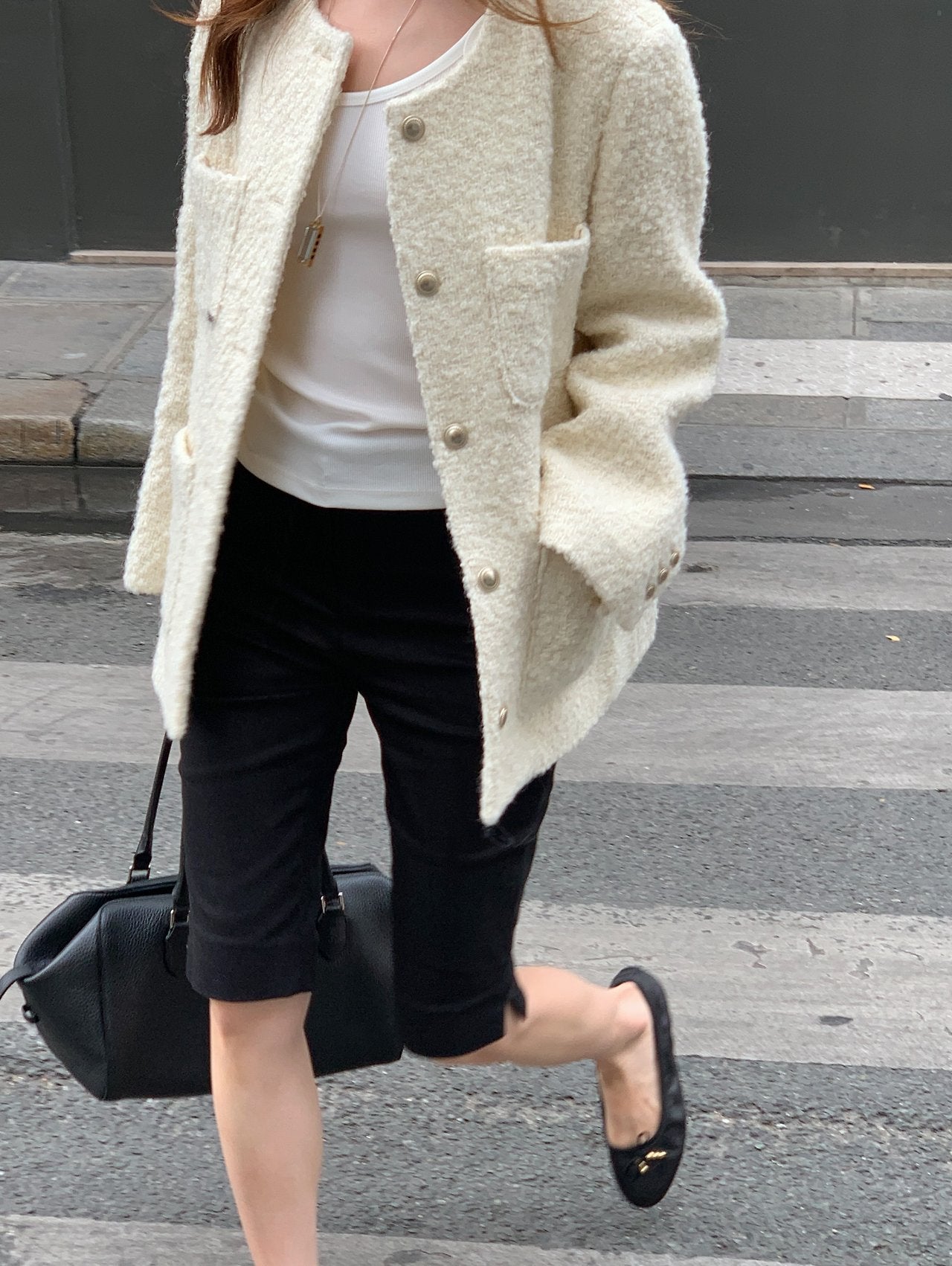 Ellie half tweed jacket-2col
