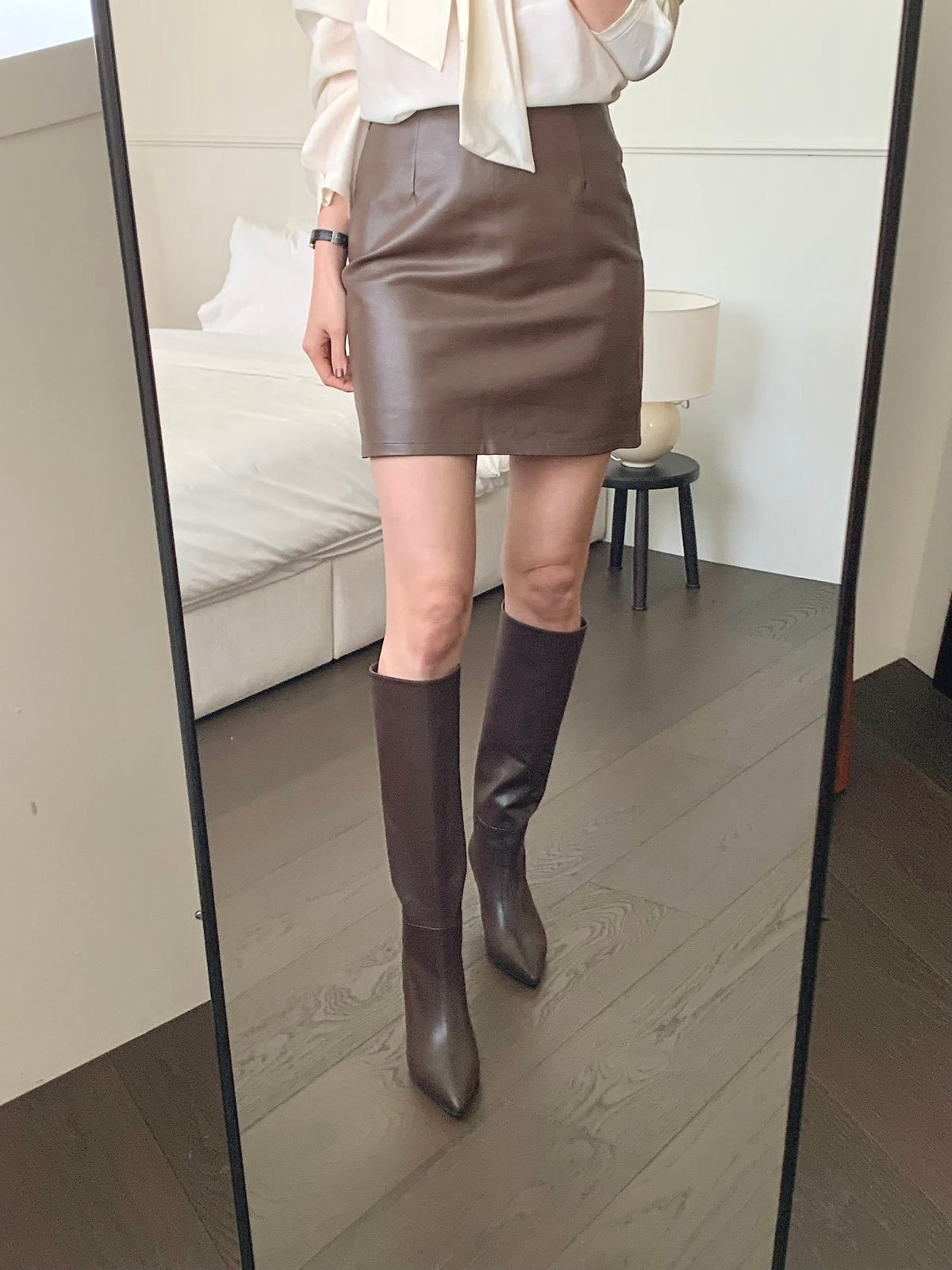 7cm Simple Long Boots-2col