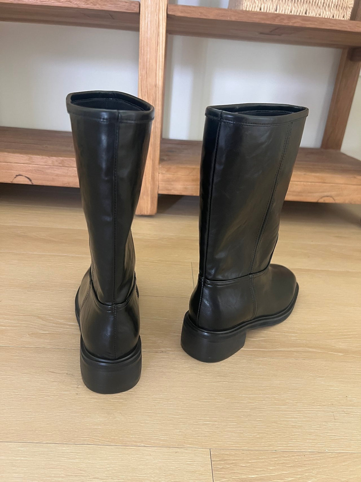 Vintage mid boots-2col