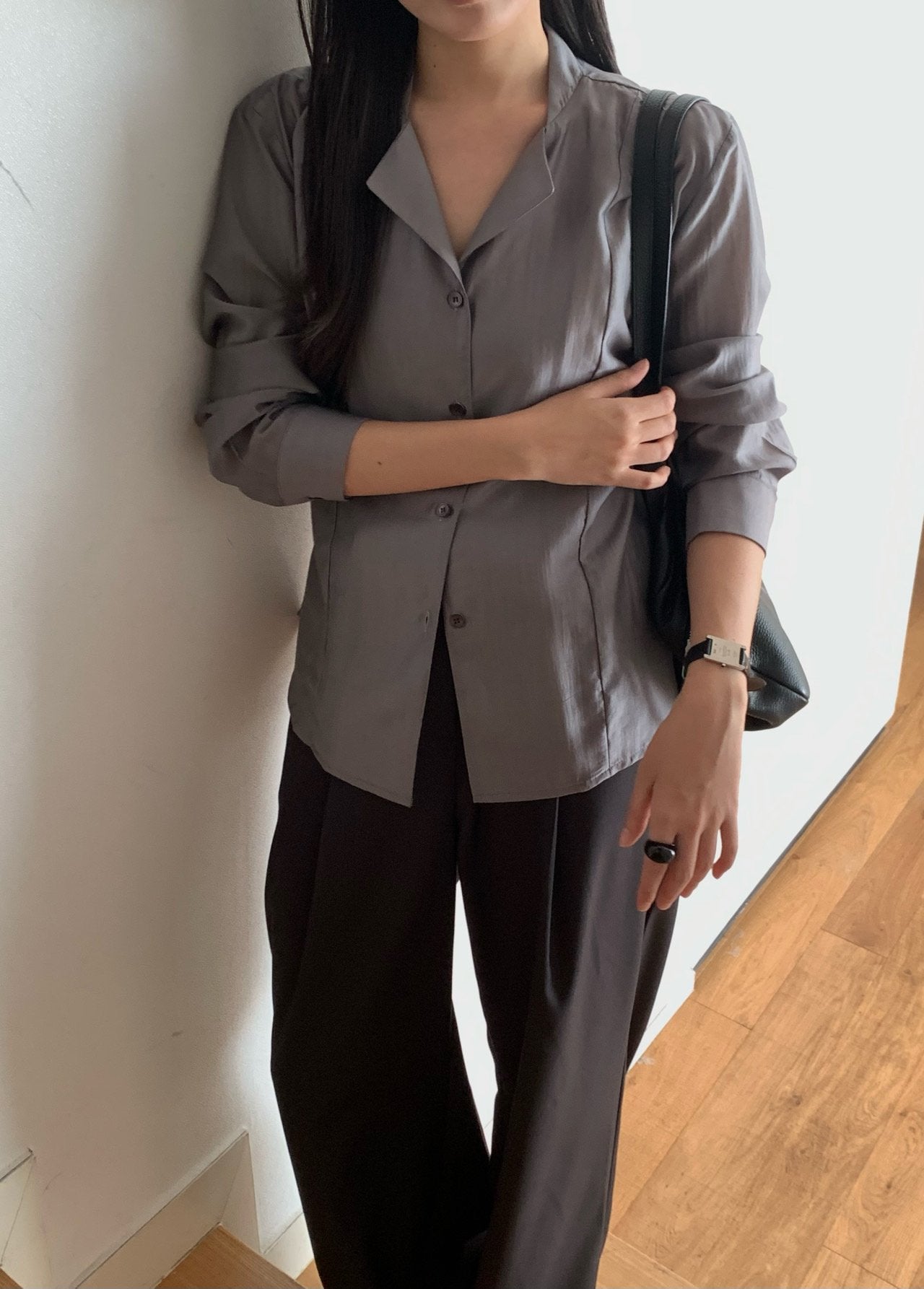 Dear collar blouse-3col