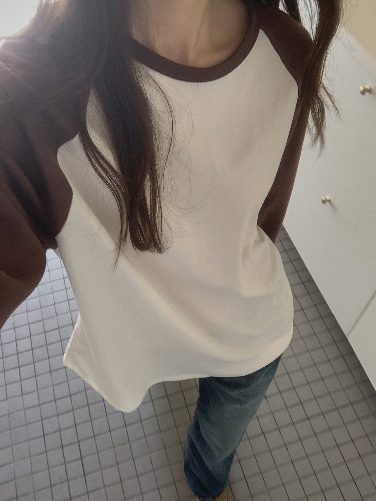 cotton raglan T-3col