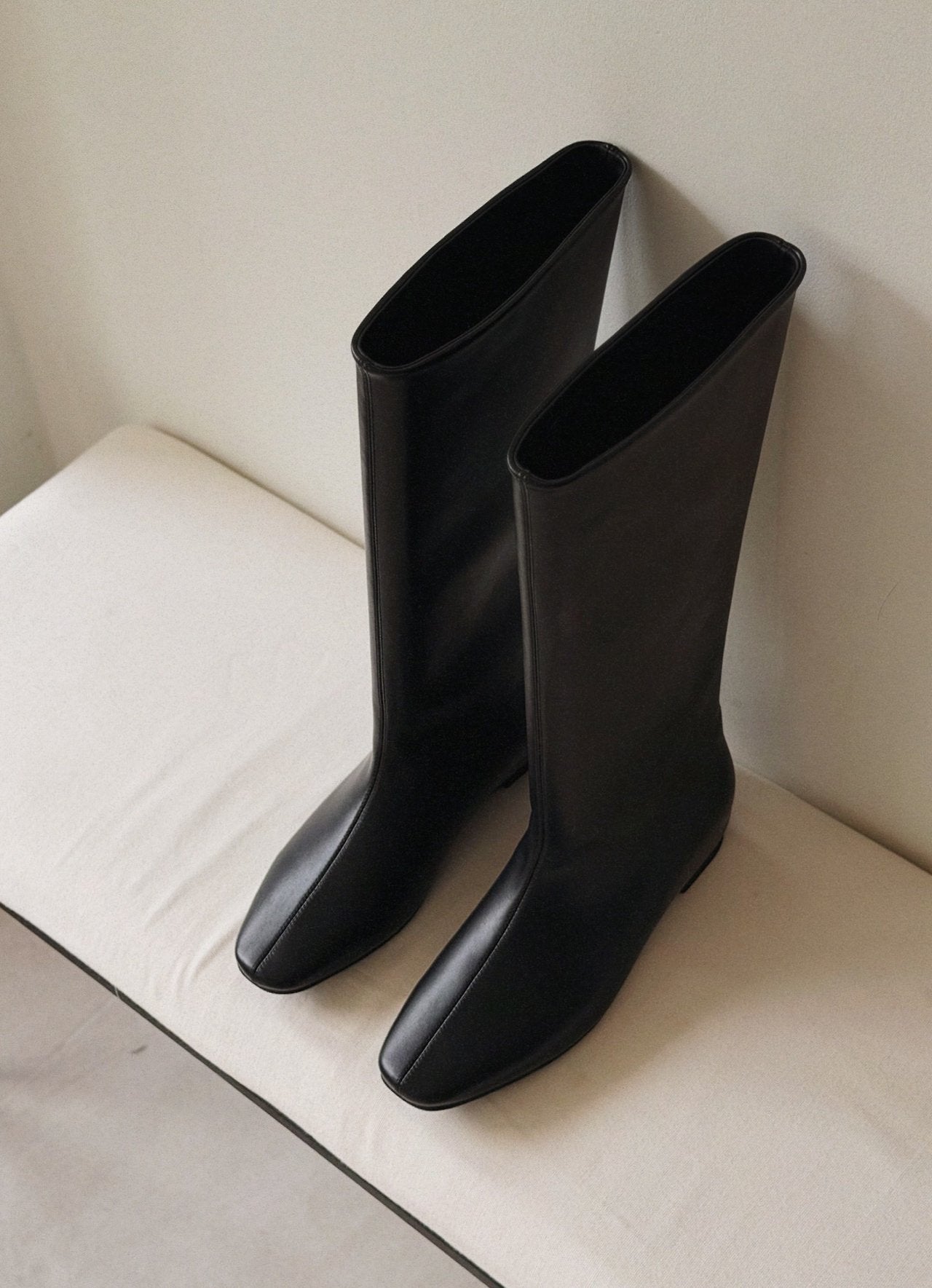 hidden wedge boots.