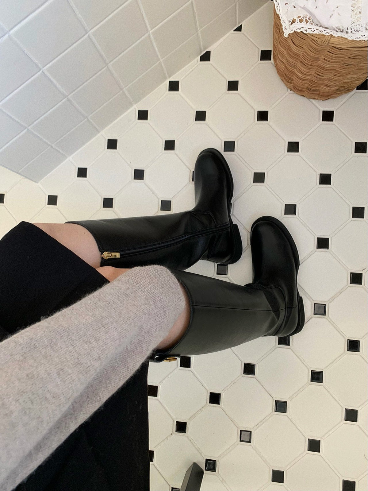 classic d-ring long boots