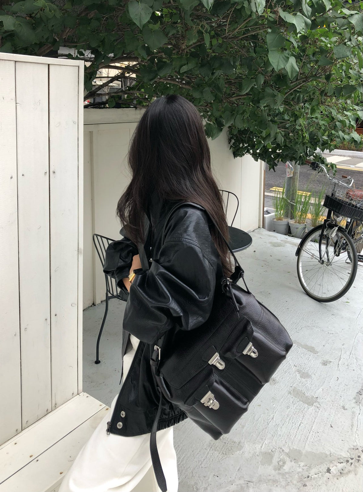 autumn leather jacket