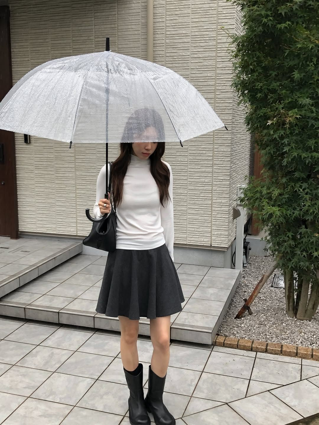 mabel flare mini skirt-2col