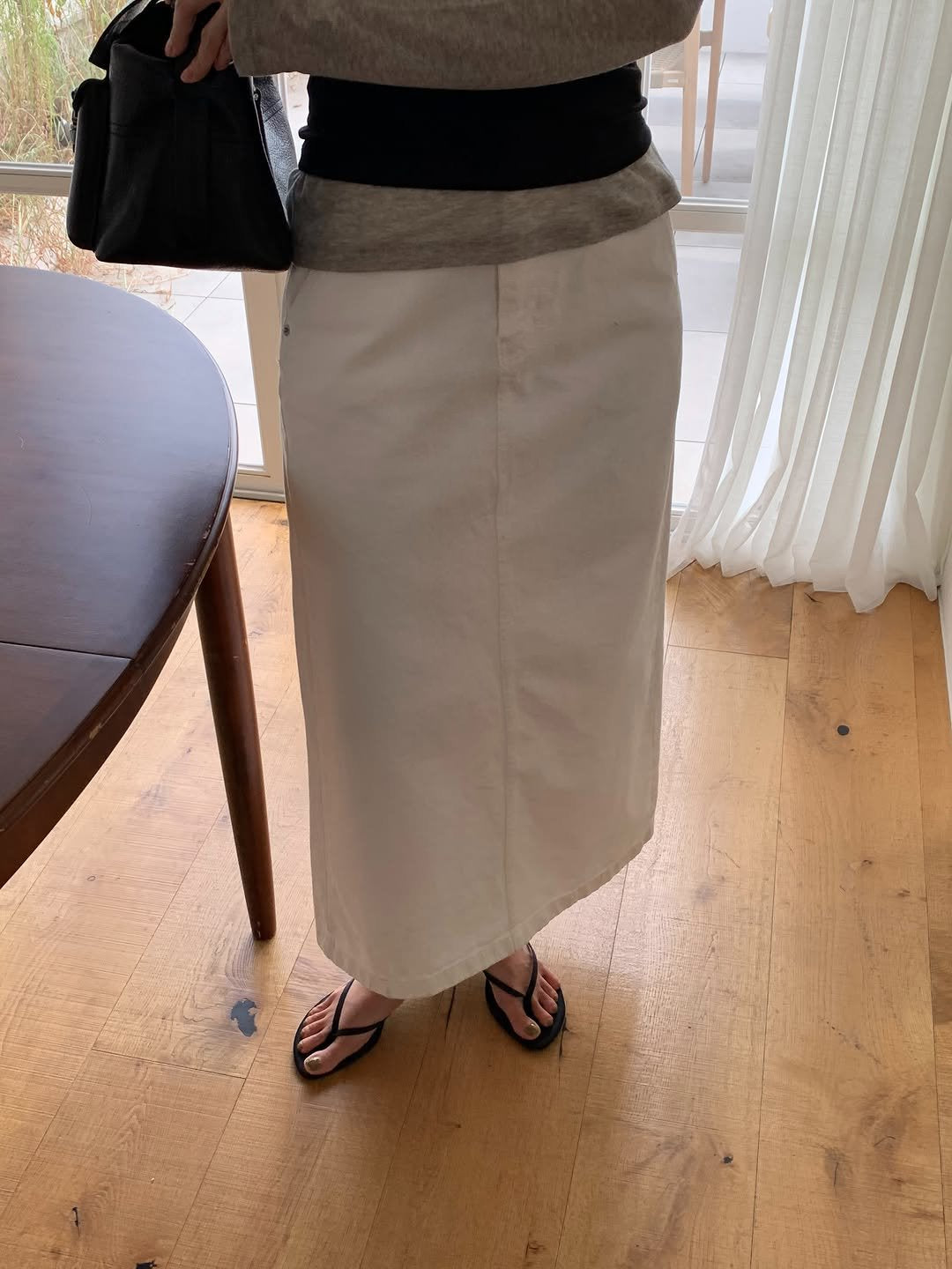 Marie vintage A-line skirt-2col
