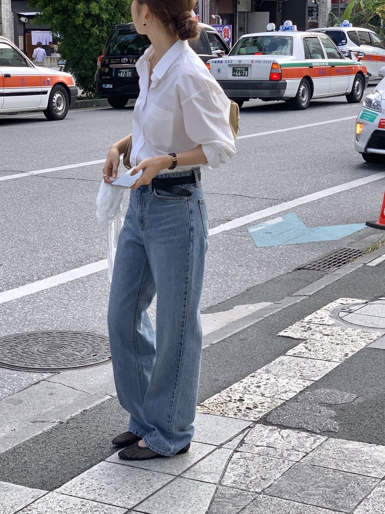 Laura straight fit denim pants