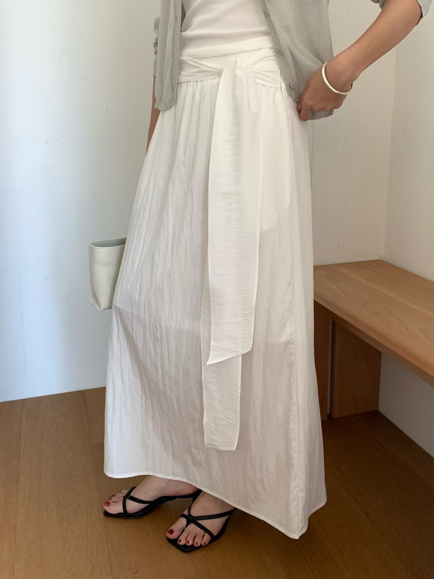 Jeanne maxi skirt-2col
