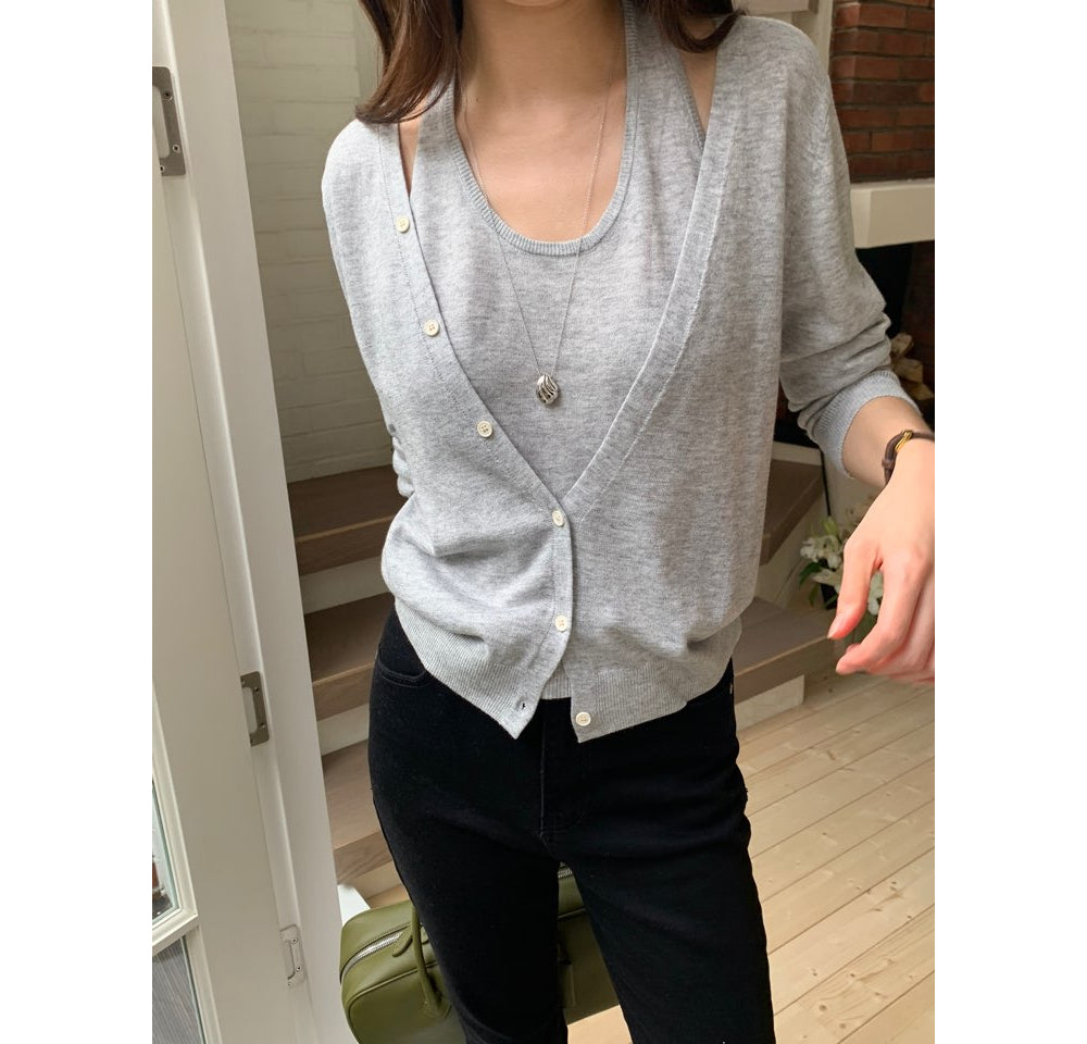 Colin Cardigan Set-4col