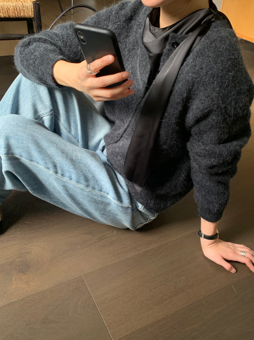 carrot cardigan-4col